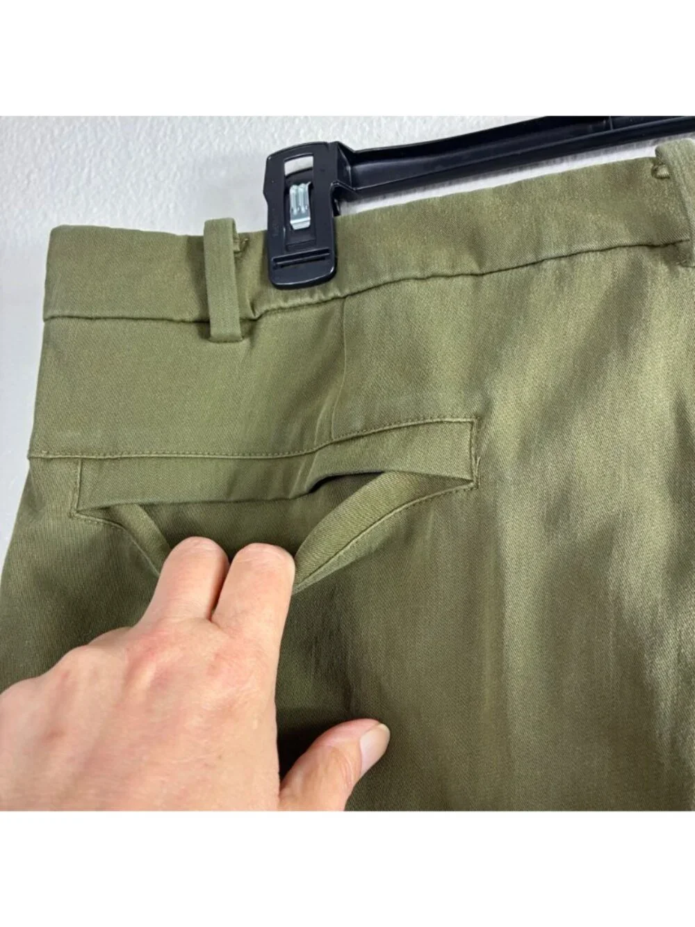 Lululemon Men’s Commission Pants Olive Green Warpstreme 5-Pocket  Sz 40 Athleisu